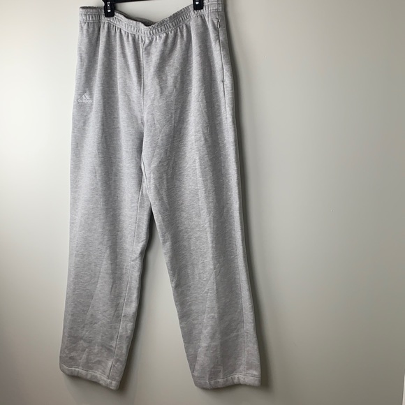 adidas Other - Adidas Grey Fleece Sweatpants Straight Leg Size XL